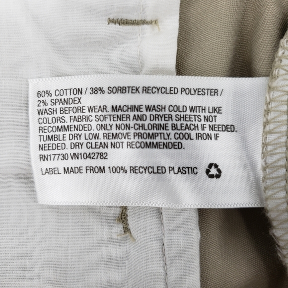 NWT Cat & Jack Boys School Uniform Pants Size 16 Husky Four Pack Blue And Khaki - Picture 8 of 11